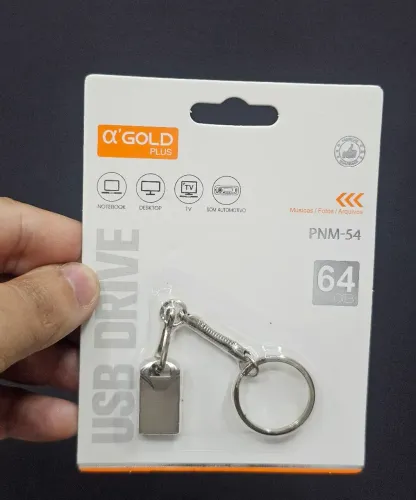 Pen Drive 64GB chaveiro.