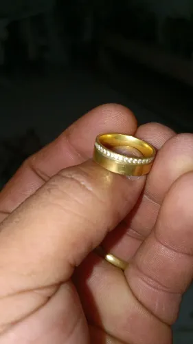 Aliança de ouro 18k 950 5g