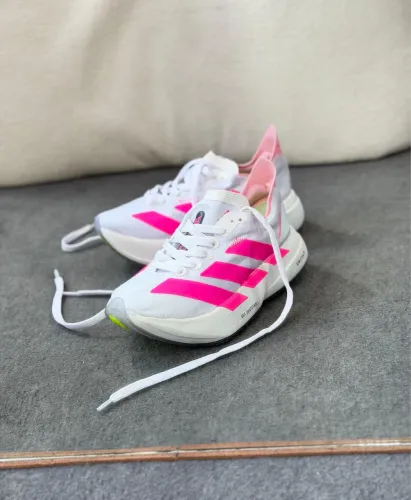 Tênis Adizero pro 4 rosa e branco 34 ao 39