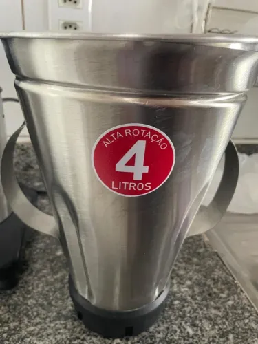 Liquidificador Industrial Evitra 4L Alta Rotação em Inox - Seminovo (Usado 2x)