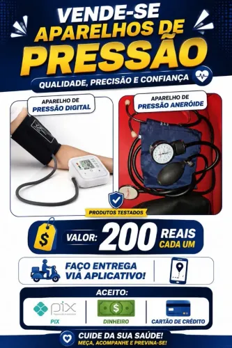 Venda, novo e outro com meses de uso