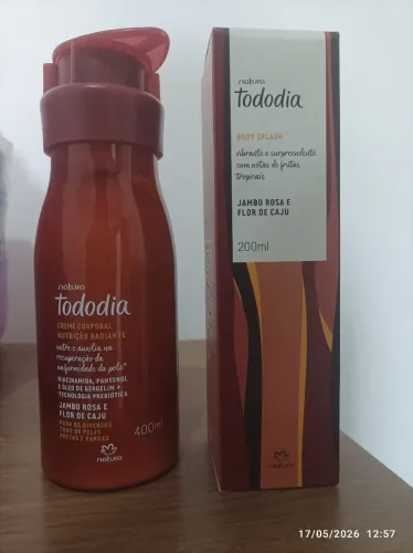 Kit Natura tododia Jambo Rosa e Flor de Caju (2 produtos)