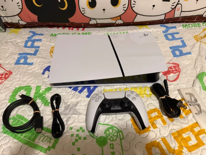 Playstation 5 Slim Edição Digital Sony Consola 1tb - Pouco uso - Comprado em 05/2025