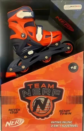 Patins Nerf Novo Lacrado 31-34 | Última Unidade | Preço de Oportunidade