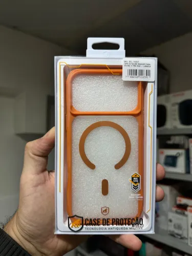 Capa Octacore Gshield para iPhone 17 Pro Max - Laranja 