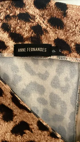 Vestido animal print ANNE FERNANDES