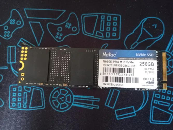 SSD nvme 256gb Netac 