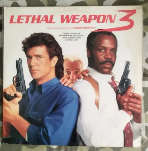 Vinil LP Máquina Mortífera 3 (Lethal Weapon 3) 1992 Soundtrack