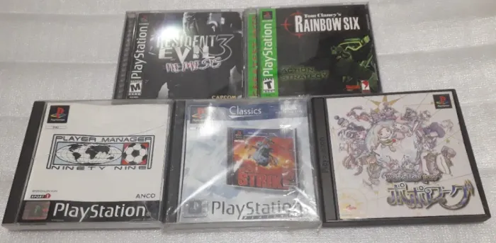 Lote Jogos Originais Ps1