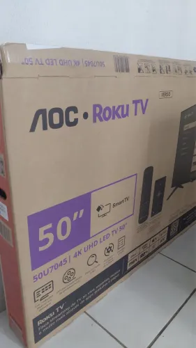 TV SMART 50 POLEGADAS NA CAIXA 