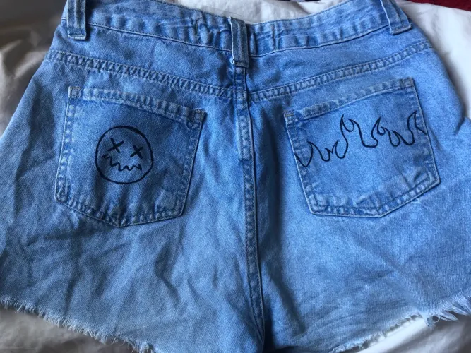 Short jeans customizado