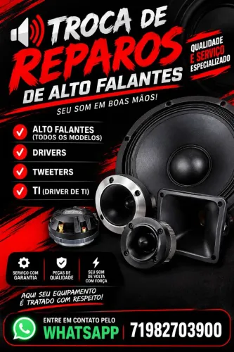 Manutenção de alto falante