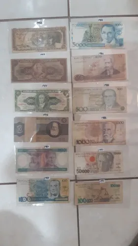 Cédulas antigas 
