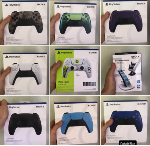 Controles novos PS5 a partir de 360