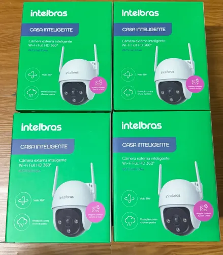 Câmera Wi-Fi Externa Intelbras iM7 S Full Color Inteligente Full HD 360° Colorida