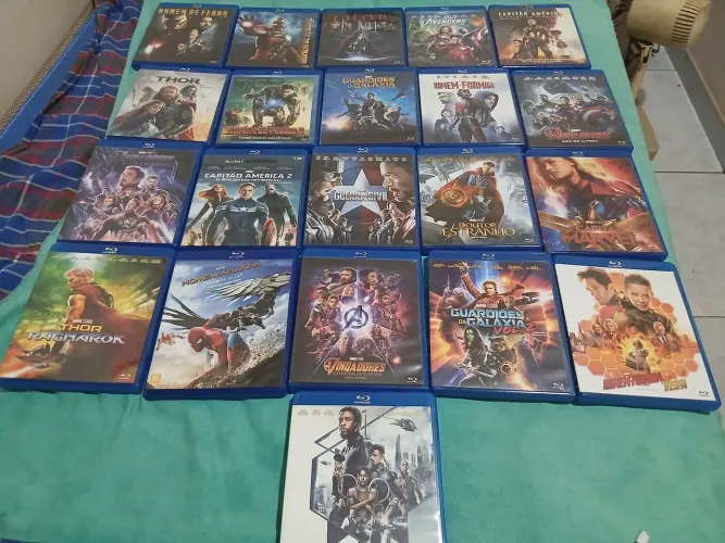 Coleção Filmes Da Marvel Em Blu-ray