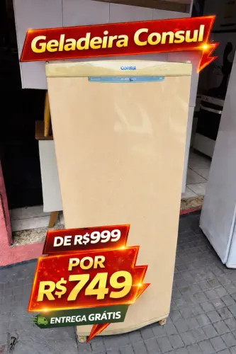 Geladeira Consul Funcionando Perfeitamente Entrega Grátis