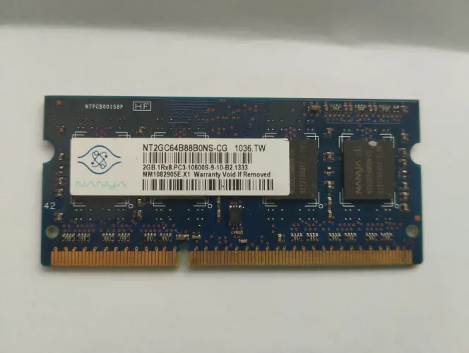Memória DDR3 10600 2gb Notebook