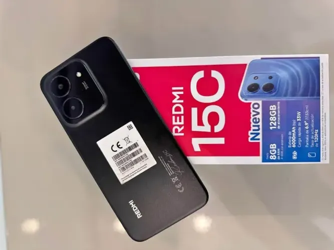 Redmi 15c 128gb Preto - Novo