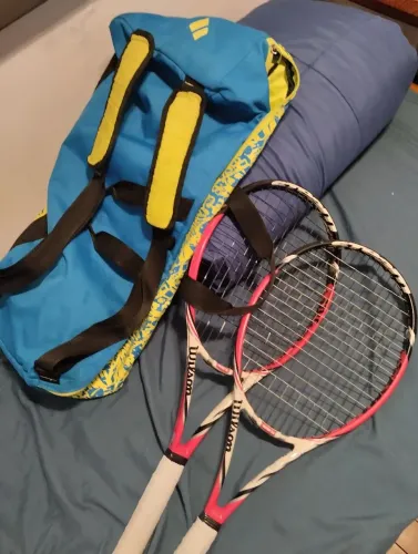 Mochila/Raqueteira BABOLA mais Par de raquetes Wilson 99S