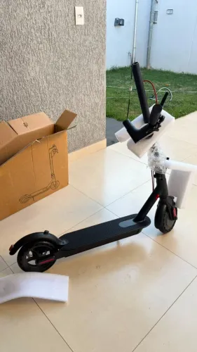 Patinete Elétrico Dobrável 350W | 30 KM/H | 3 Velocidades Ajustáveis | Novo Sem Uso