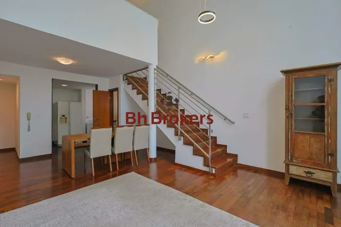 APARTAMENTO DUPLEX MOBILIADO 1 QUARTO PARA LOCAÇÃO NO BAIRRO BELVEDERE