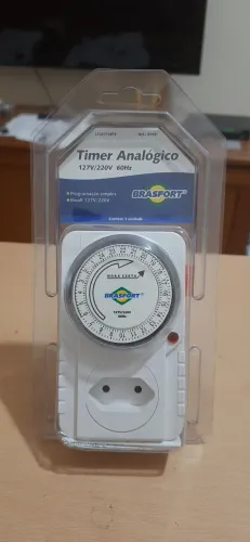 Timer analógico Brasfort temporizador novo