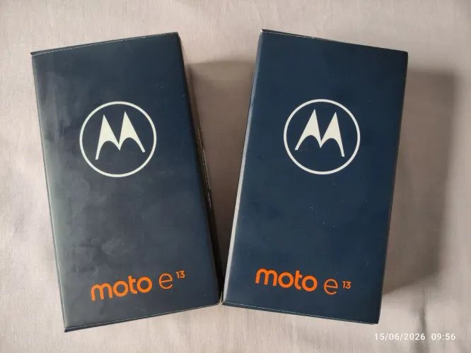 Caixa Original Motorola Moto E13 + Manuais e Documentação