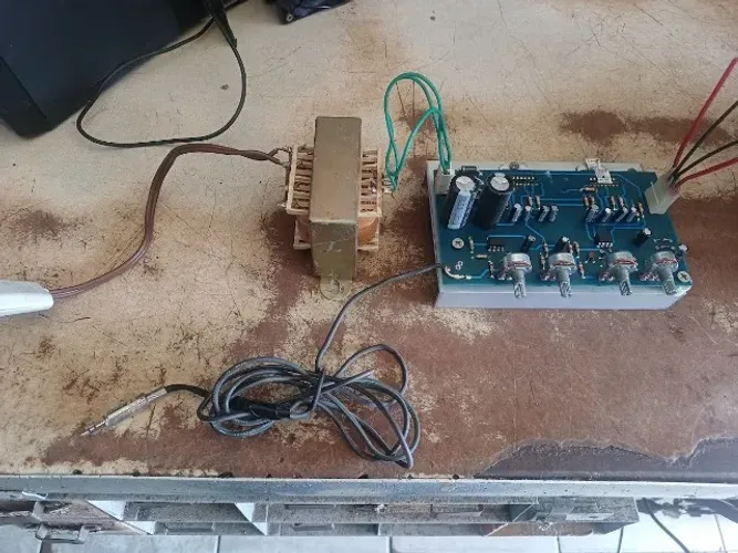 potencia caseira para maquina de musica