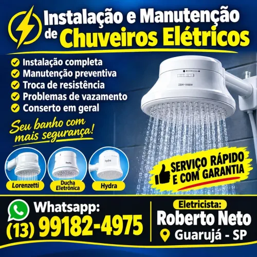 Chuveiro Elétrico Instalação e Manutenção