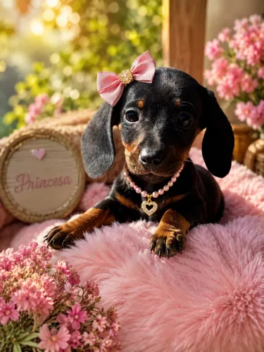 Dachshund belíssima qualidade 100%