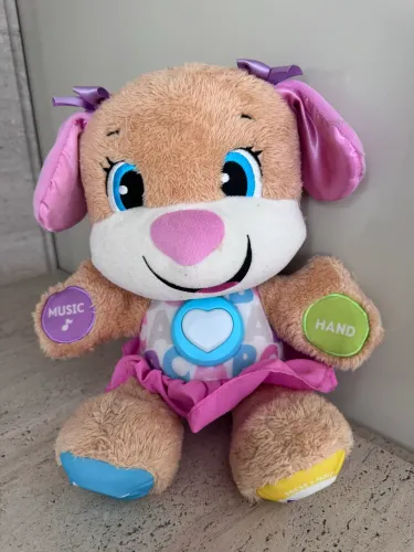 Pelúcia musical Fisher Price (em inglês)