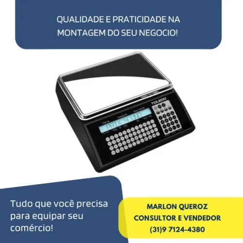 Balança Eletrônica Prix 4 Toledo Nova