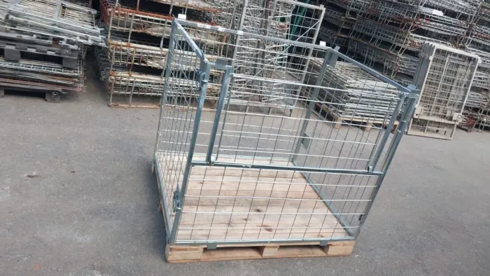 Gaiola aramada fundo pallet 1,00 x 1,20 x 1,00 