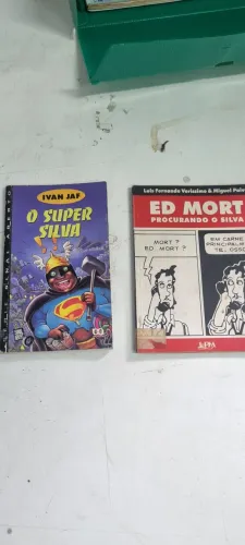 LOTE COM 2 LIVROS DE HUMOR E AVENTURA NACIONAL