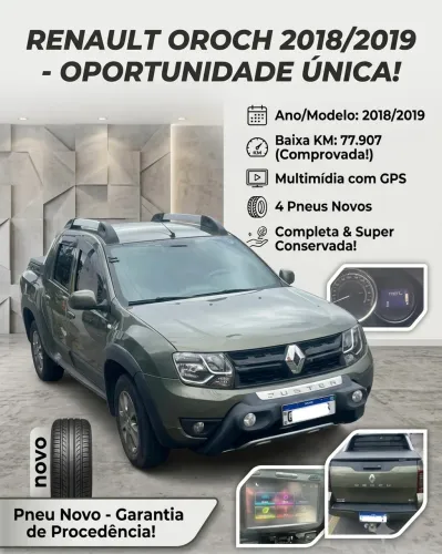 Renault Duster Oroch Dyna. 2.0 Hi-flex 16V Aut. 2019