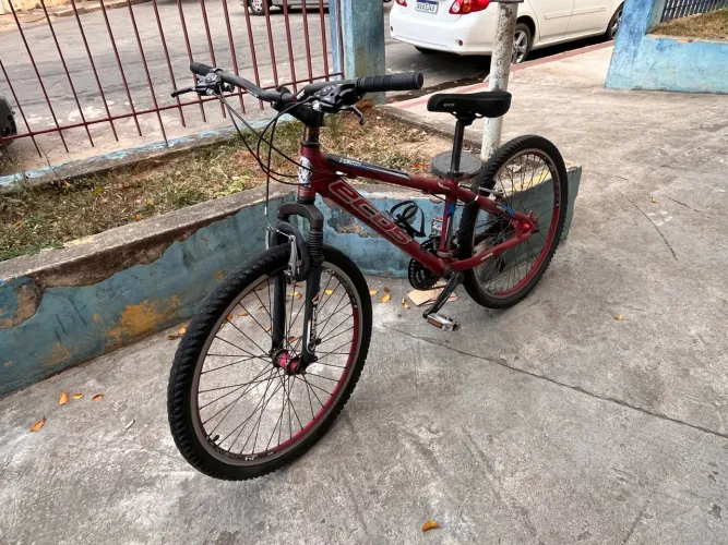 Bicicleta de alumínio Ecos - Aro 26 Recém reformada