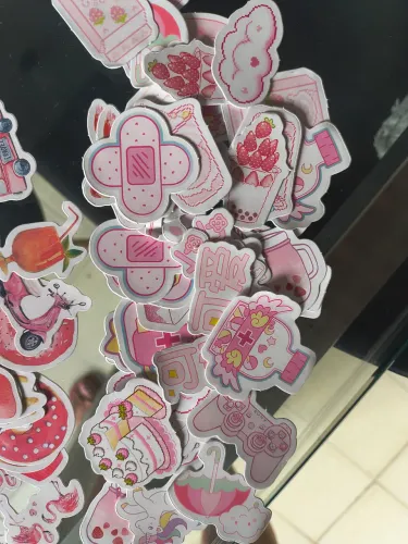 132 adesivos kawaii