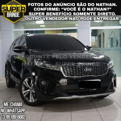 SORENTO 3.5 V6 4X4 AUT GASOLINA 2018 - 117 MIL KM - TETO SOLAR + V6 + TRAÇÃO 4X4