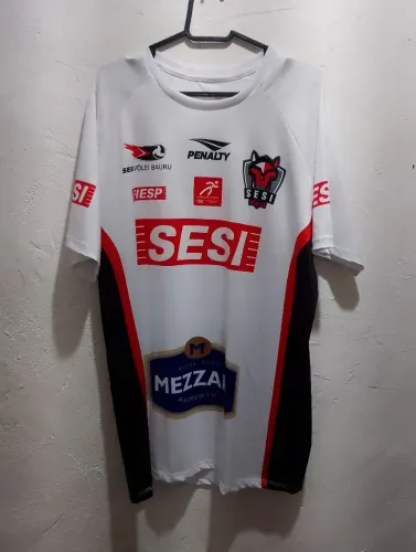 Camiseta G e GG Sesi Vôlei Bauru Jogo Branca Unissex 25/26
