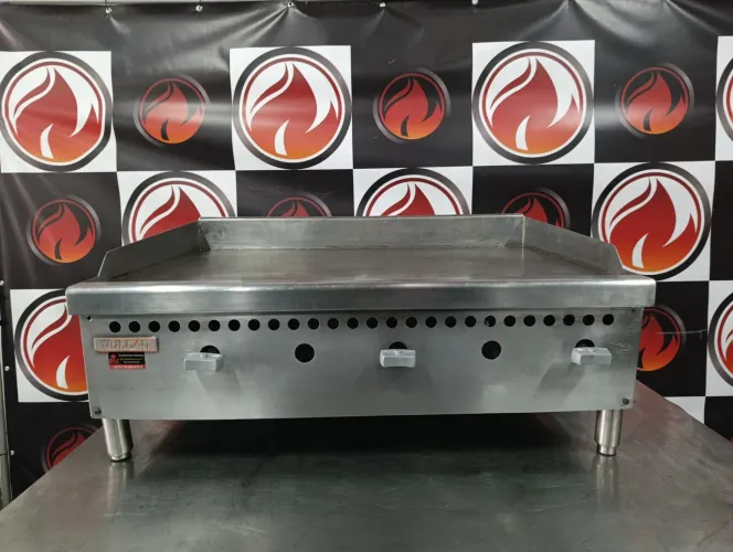 Chapa industrial 3 queimado marca VULCAN gás natural funcionando perfeitamente
