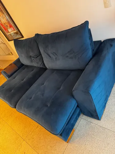 Sofá retrátil 2,5m impermeabilizado 