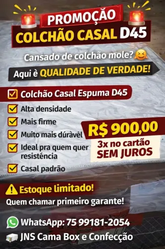 Colchão casal D45