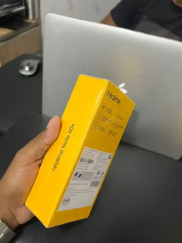 Celular novo na caixa....Realmente Note 60x 