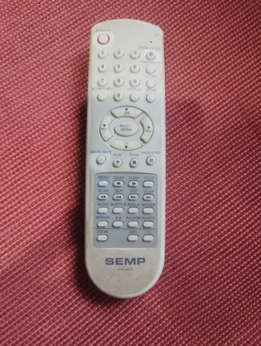 Controle Remoto Semp para Dvd e tv (Original)