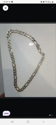 Corrente elo de prata 925