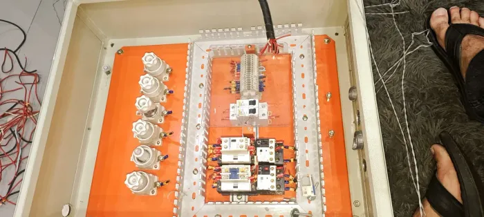 quadro de comando elétrico para duas bombas d'águ