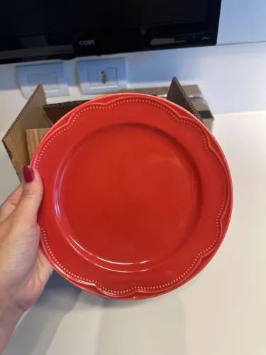 Kit pratos porcelana de sobremesa- Germer 