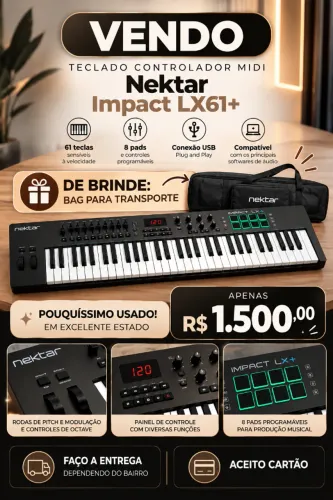 Teclado Controlador nektar