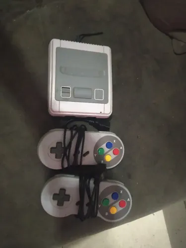 Super Nintendo mini console sem caixa e sem fio dois controles originais só retirada
